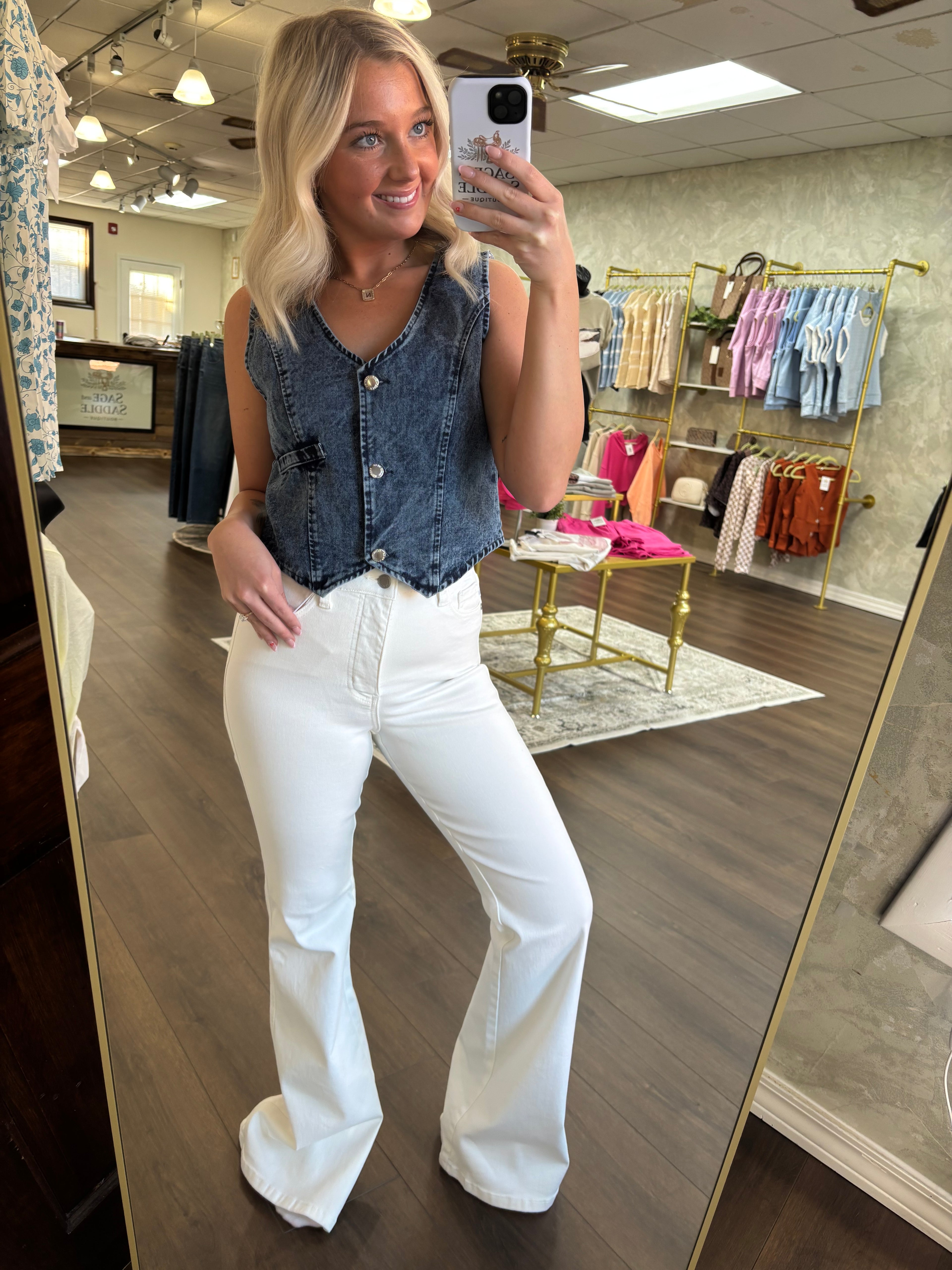 Judy Blue HW Tummy Control Flare