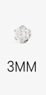 Round Stud Earrings