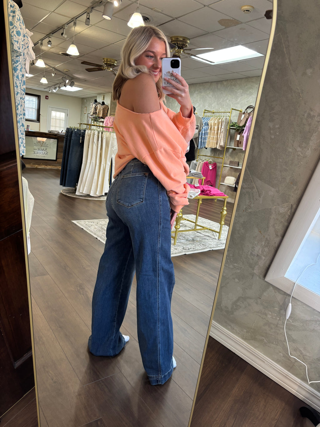 Judy Blue HW Trouser Wide Leg