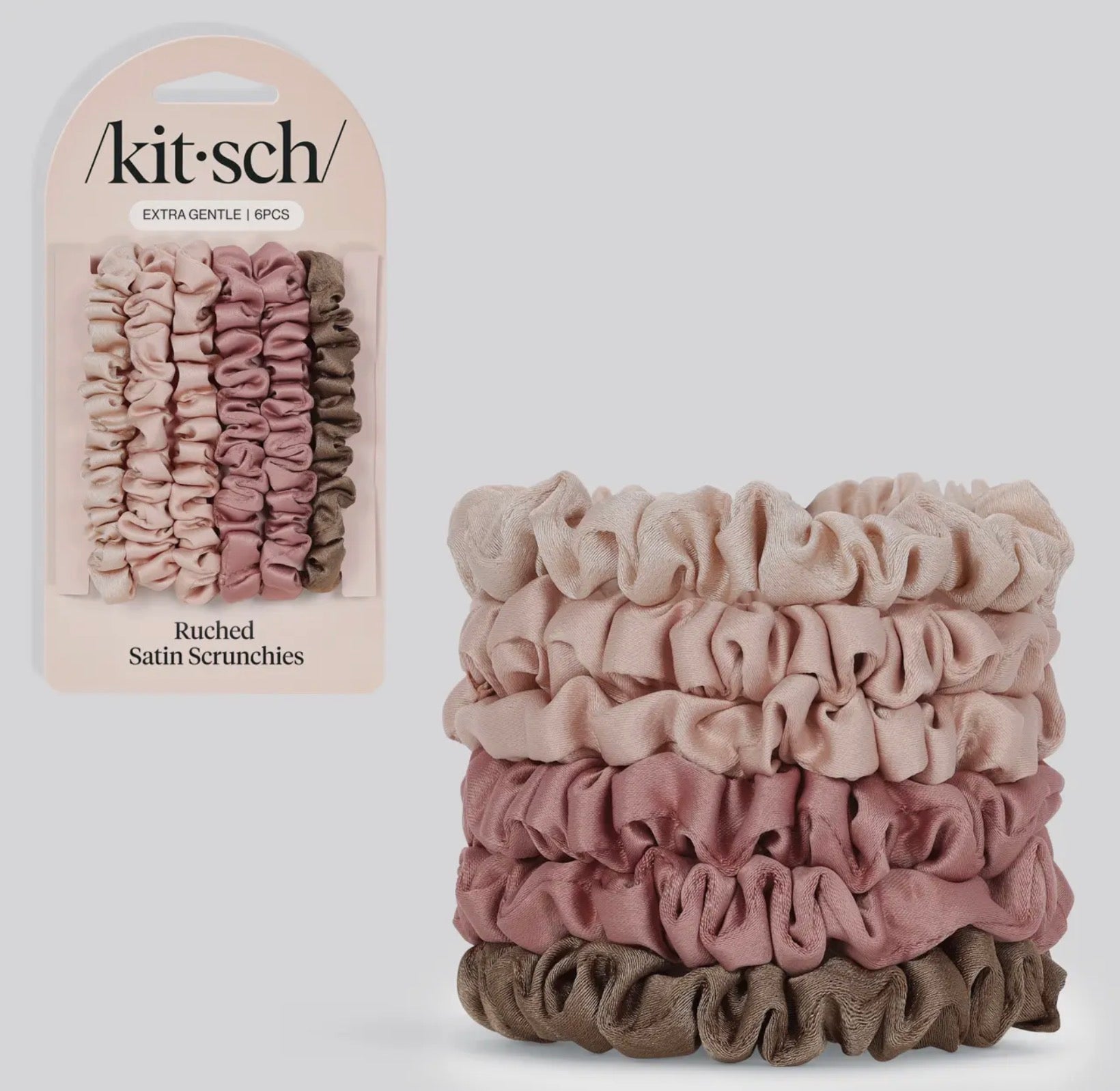 KITSCH Ultra Petite Satin Scrunchies