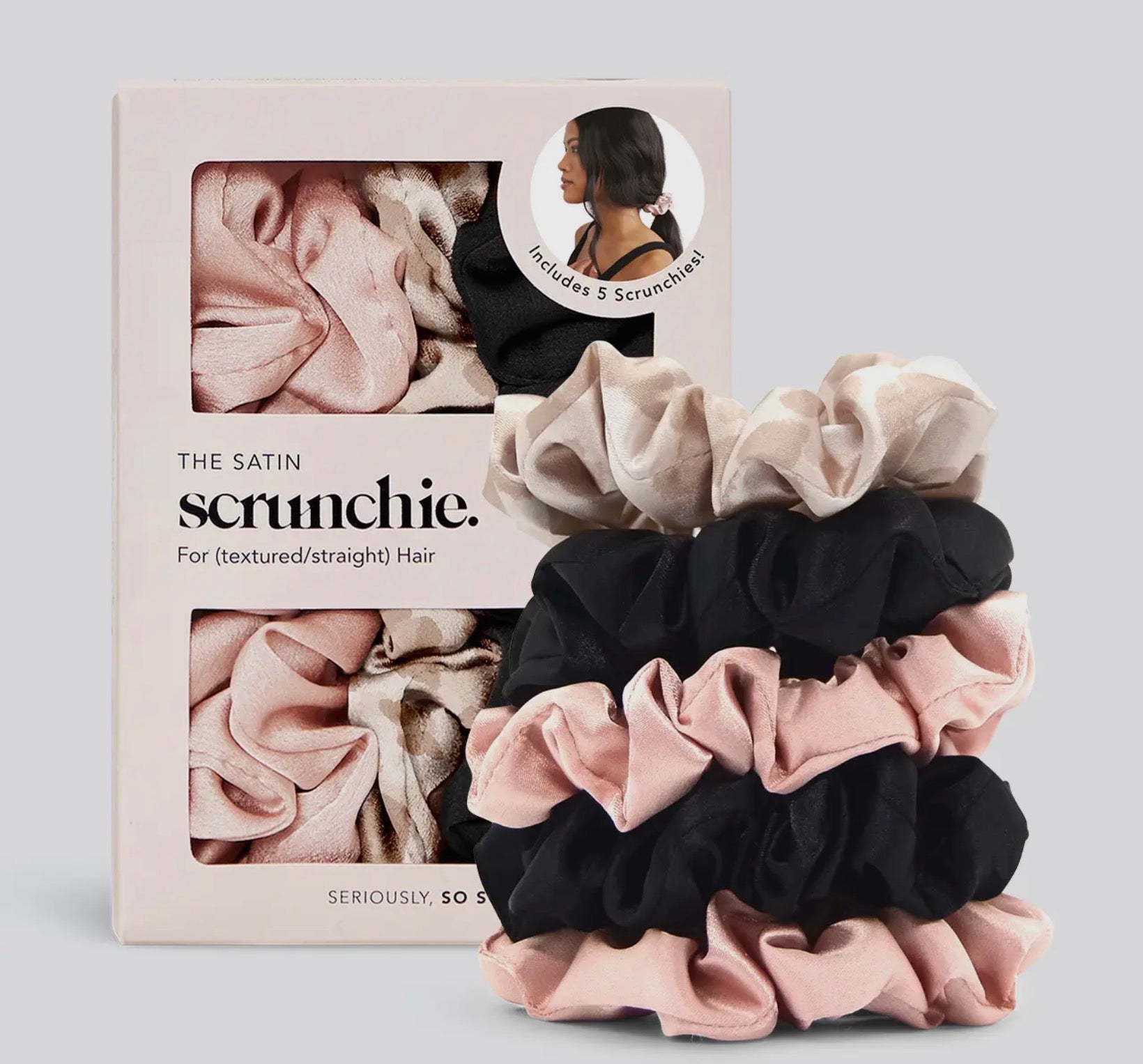 KITSCH Satin Sleep Scrunchies
