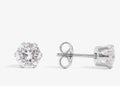 Round Stud Earrings