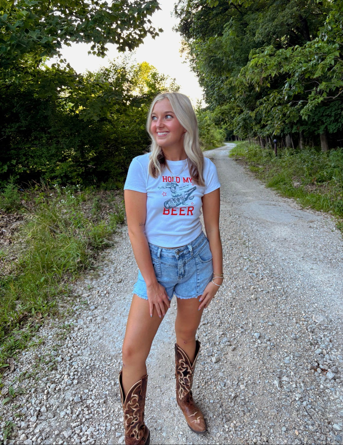 "Hold My Beer" Baby Tee