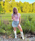 Raised on Country Music Baby Tee