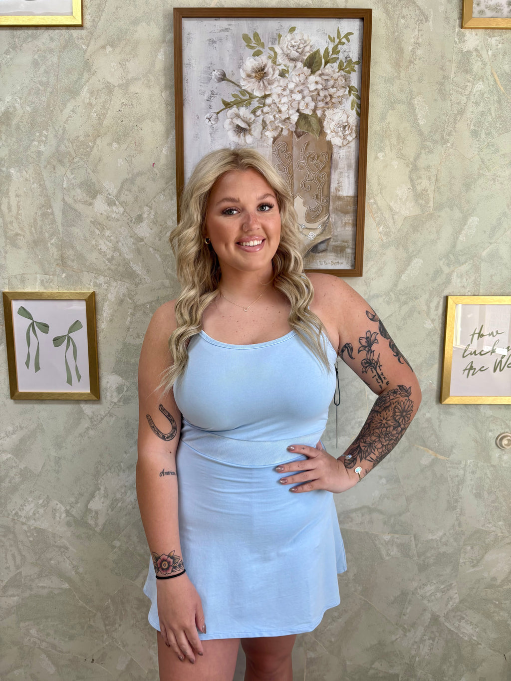 Mineral Wash Cami Mini Dress