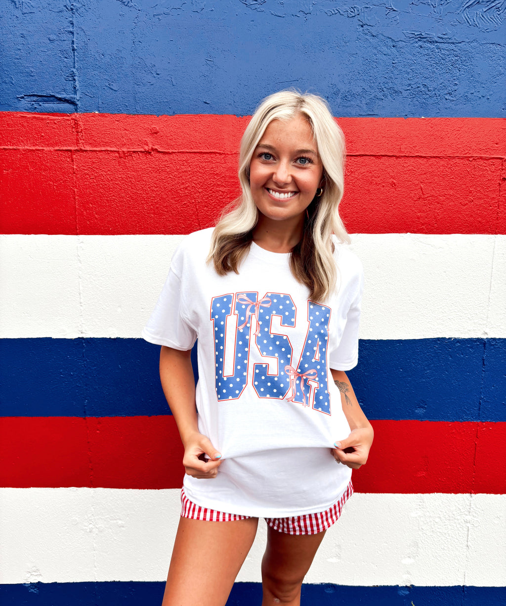Polka Dot USA Tee