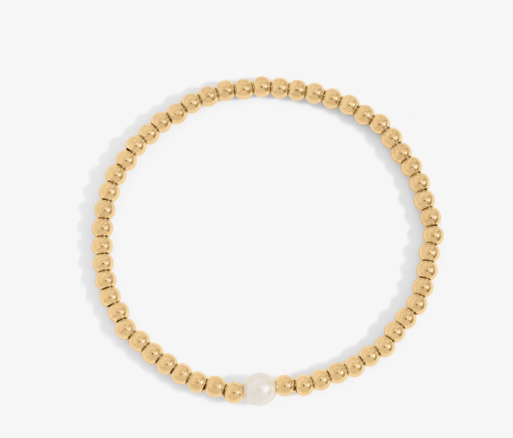 Stretch Bracelet W/Pearl