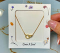 Dainty Interlocking Necklace