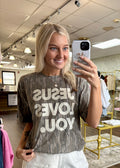 Jesus Loves You Bottomland Camo Tee