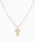 Lace Bow Pendant Necklace