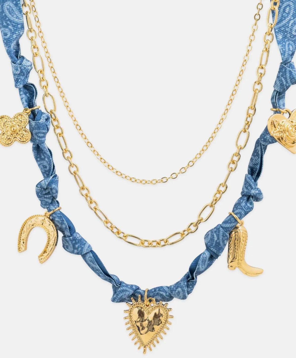 Western Charm Bandana Necklace