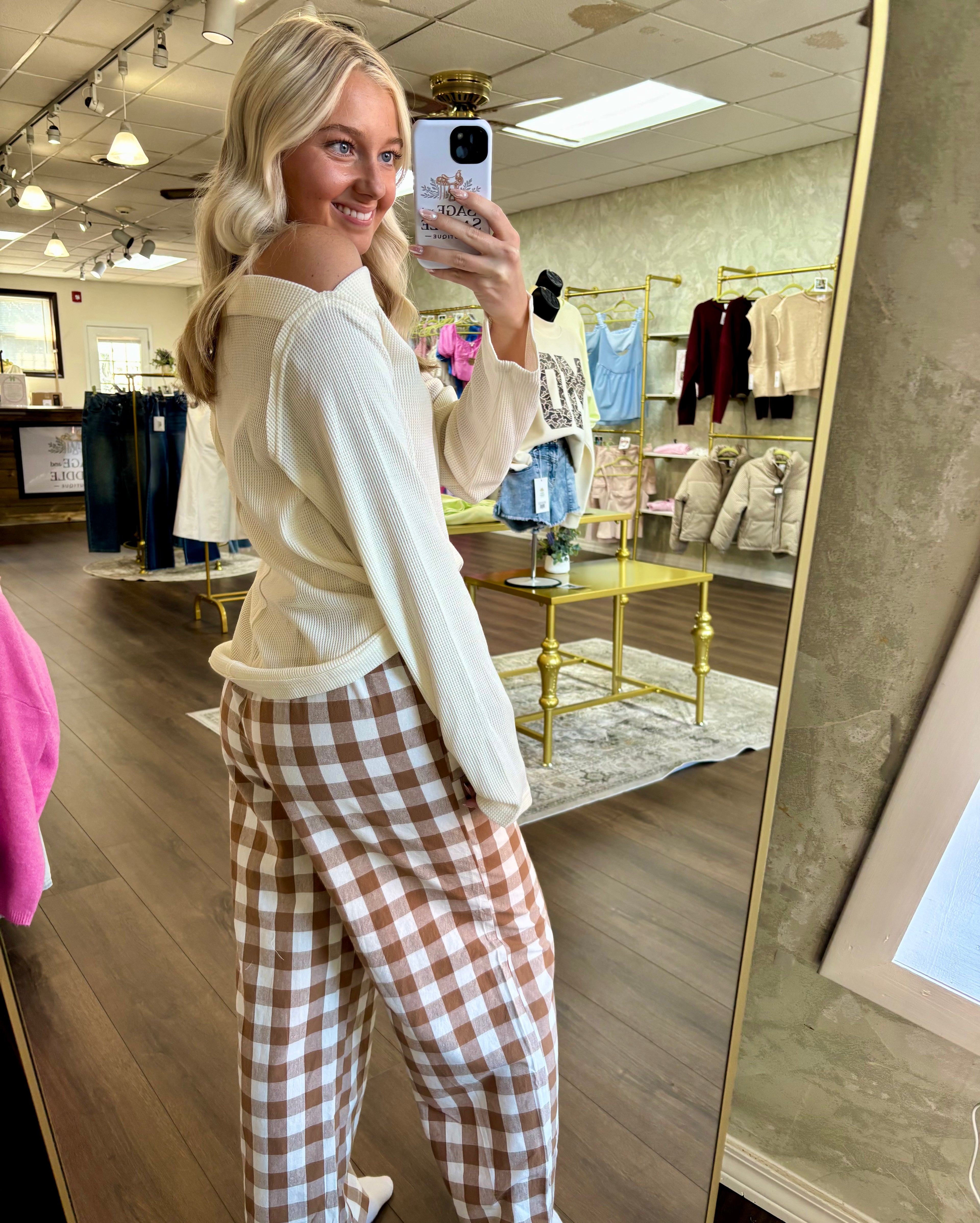 Southern Charm Gingham Pants
