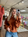 Pumpkin Spice Knit Sweater