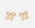 Pearl Bow Earrings