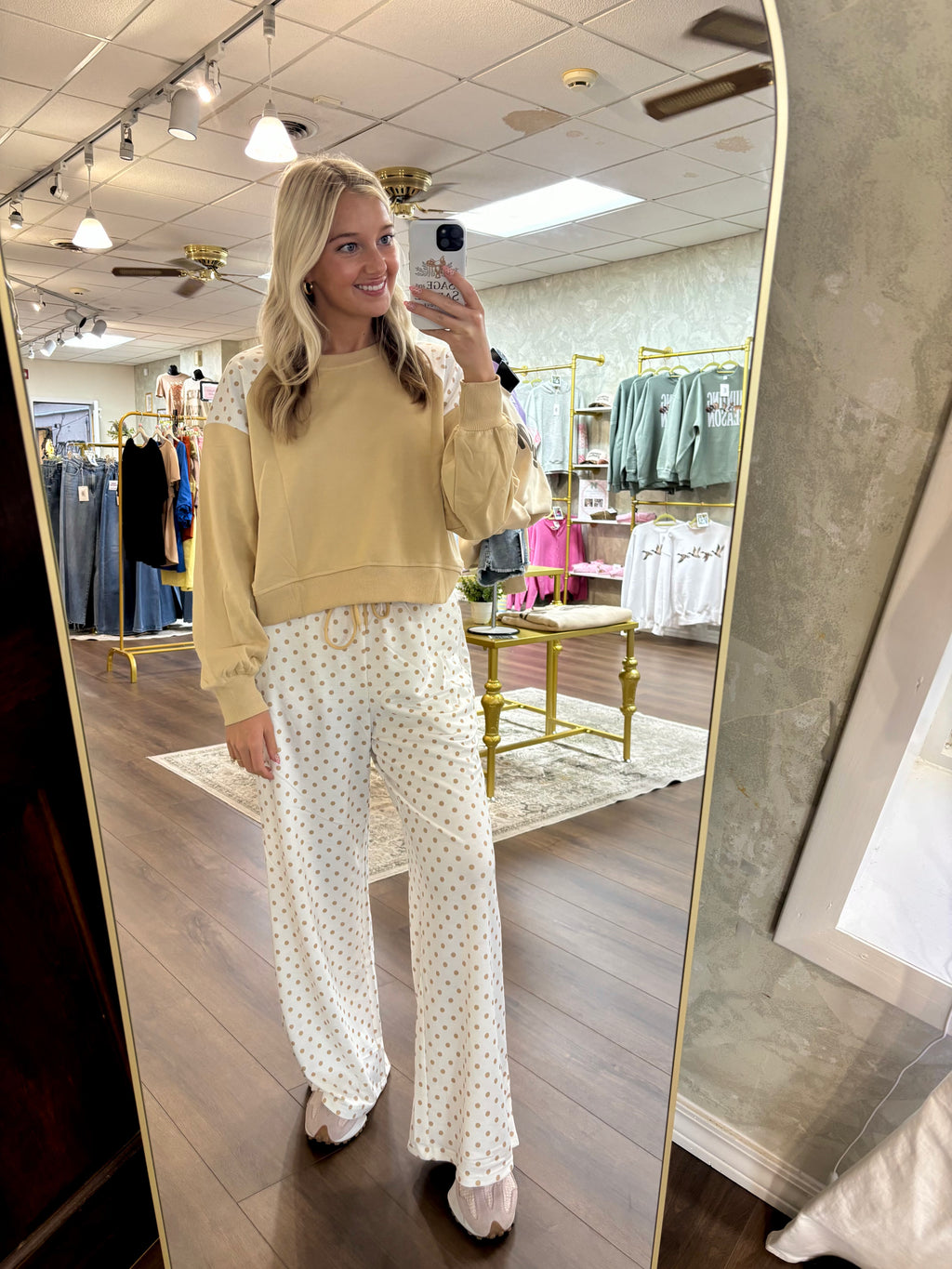 Cozy Polka Dot Lounge Set