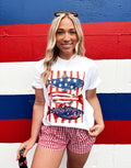 Red, White & Fishy Tee
