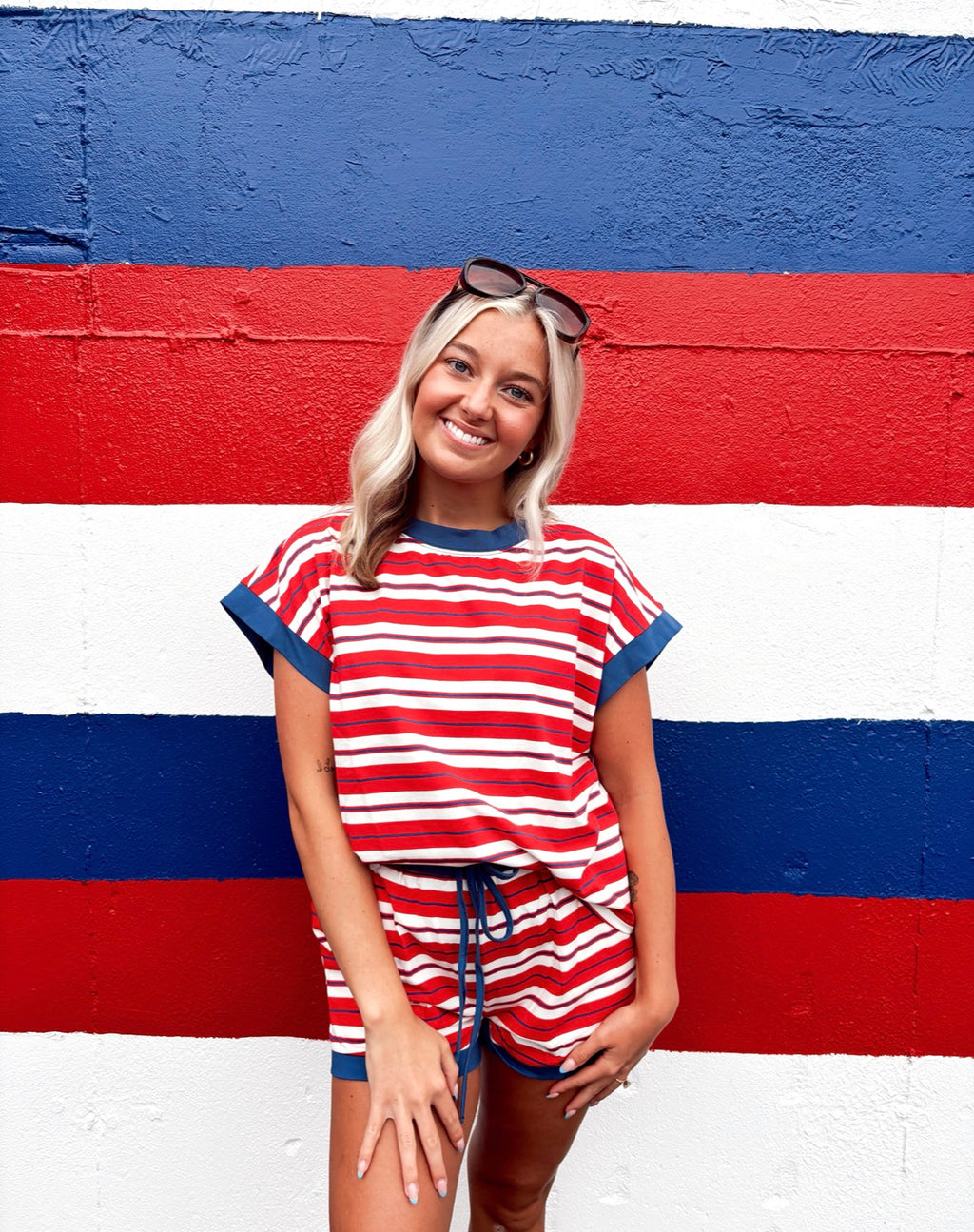 Americana Striped Set