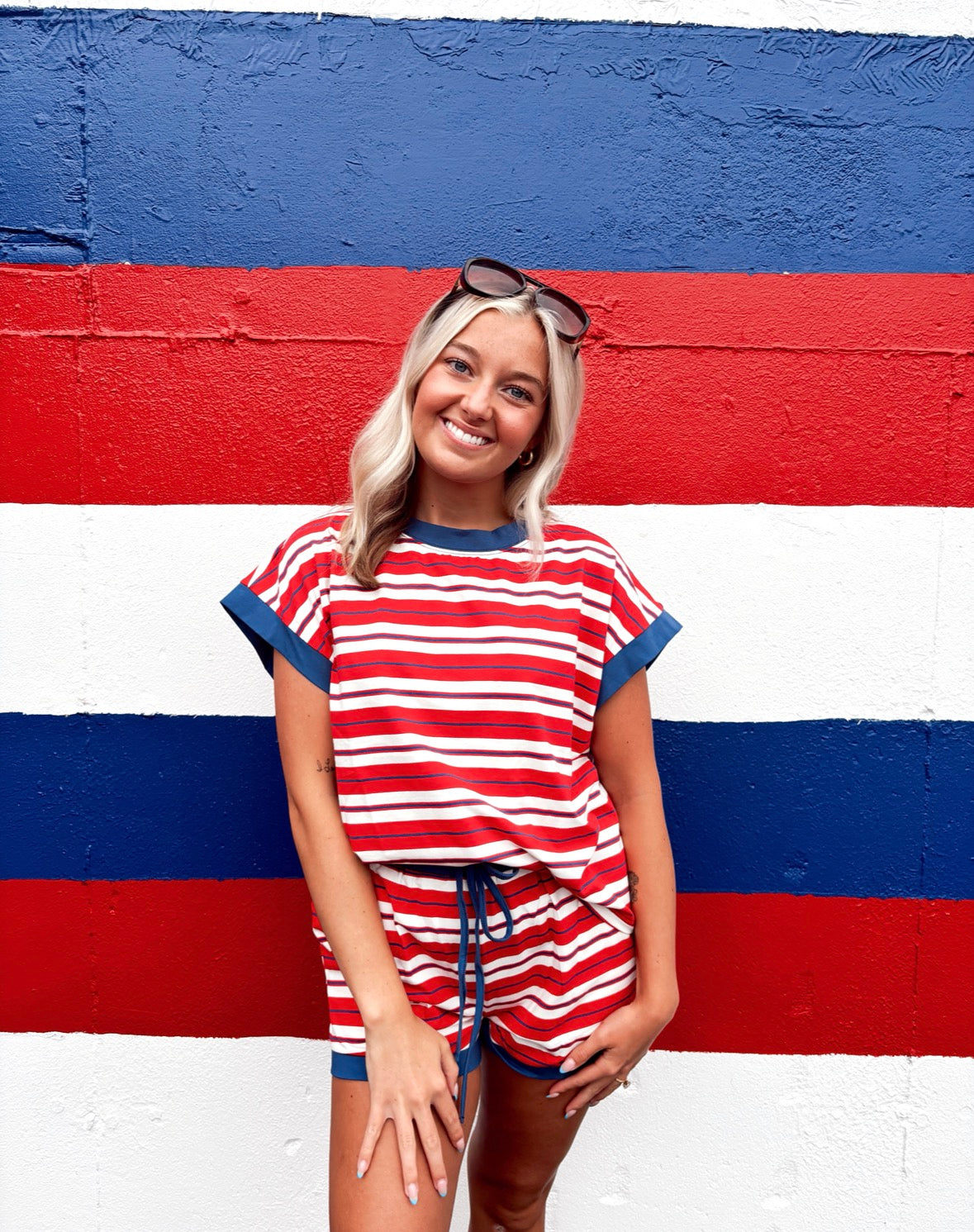 Americana Striped Set