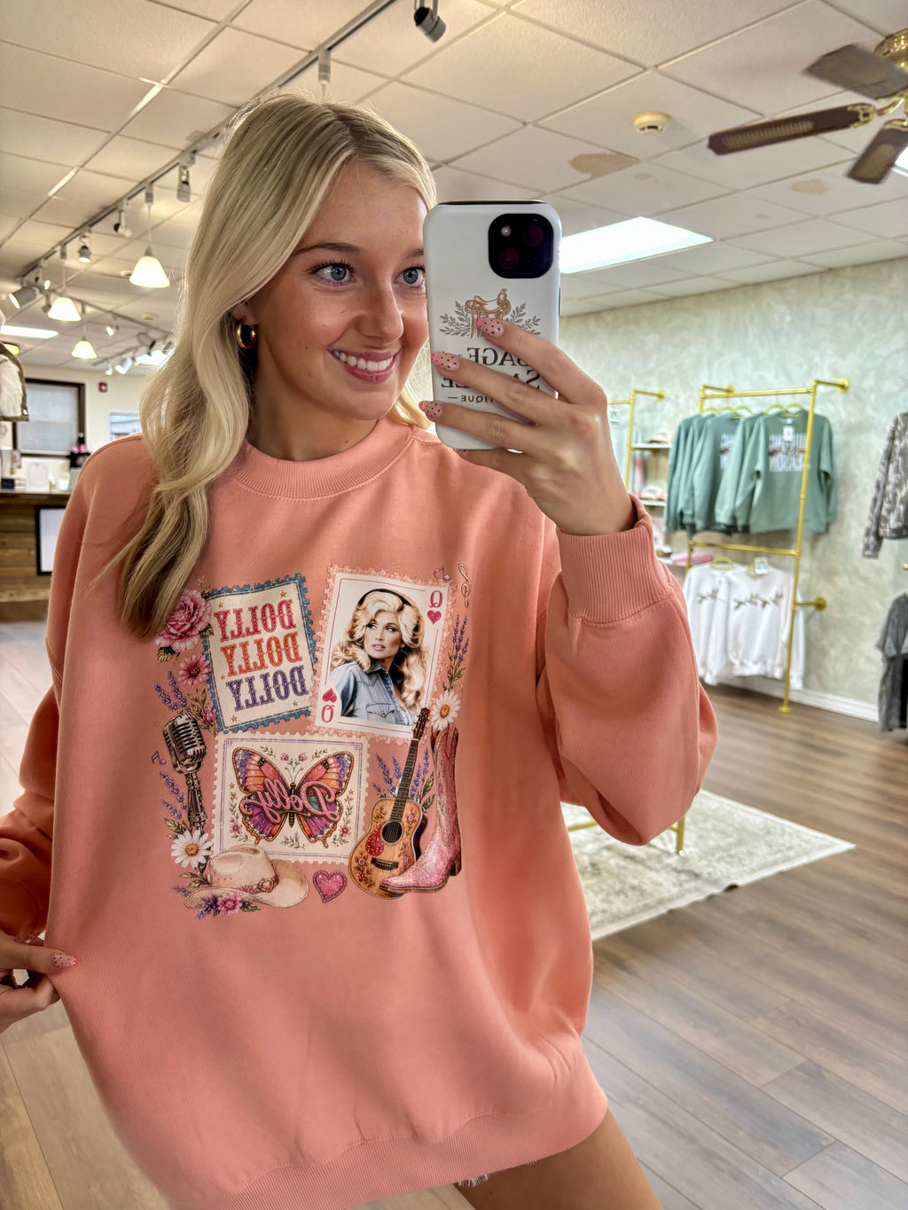 Backwoods Barbie Mock Neck
