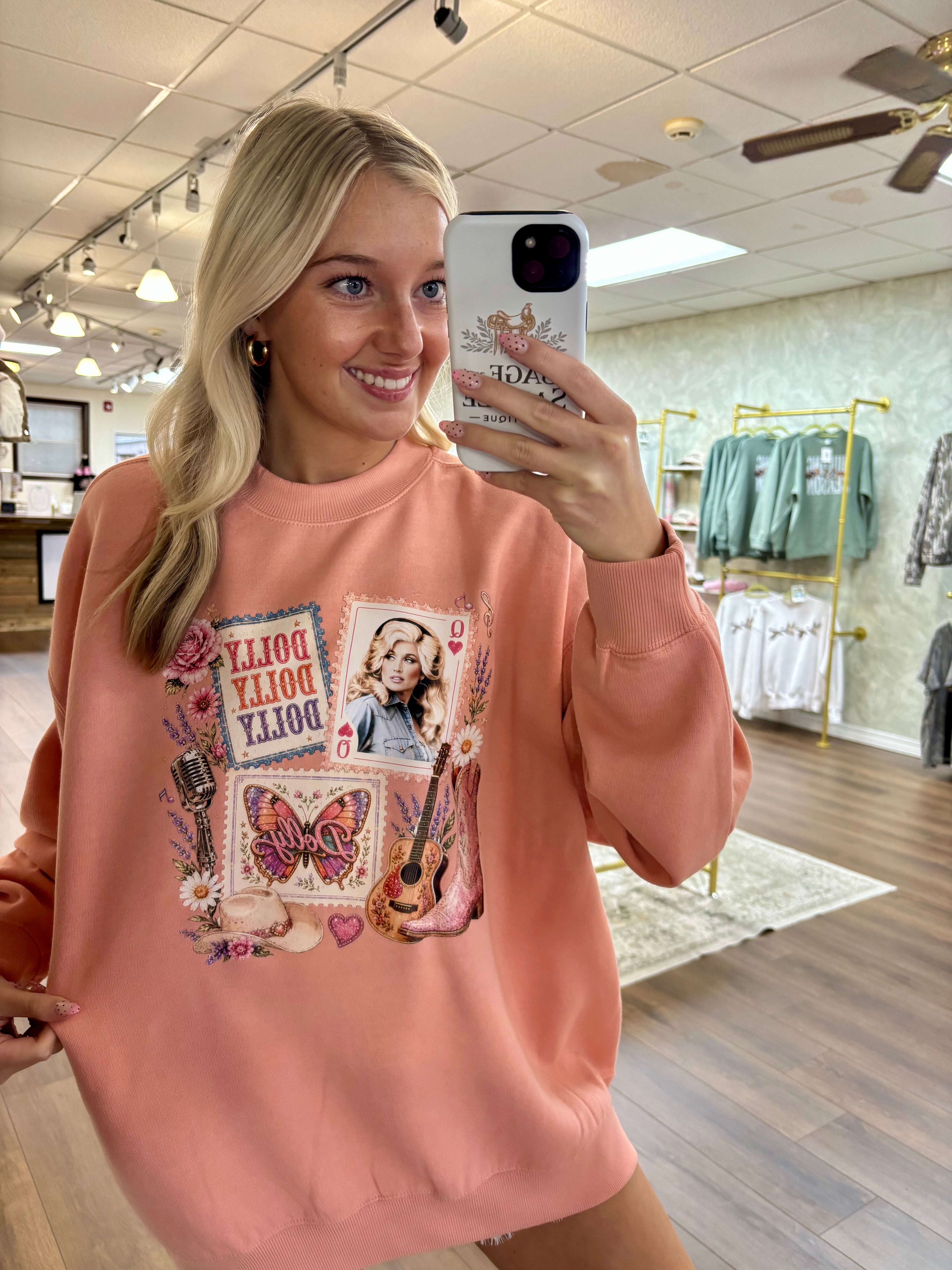 Backwoods Barbie Mock Neck