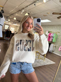 JESUS Patchwork Mock Neck